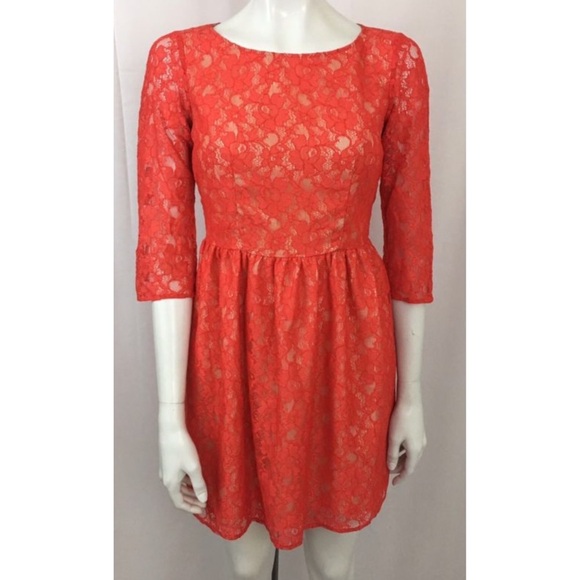 French Connection Lizzie Lace Dress Size 2 - Picture 1 of 5